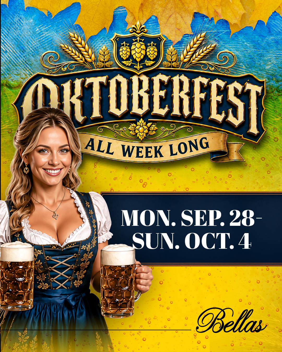 Oktoberfest at Bellas Cabaret
