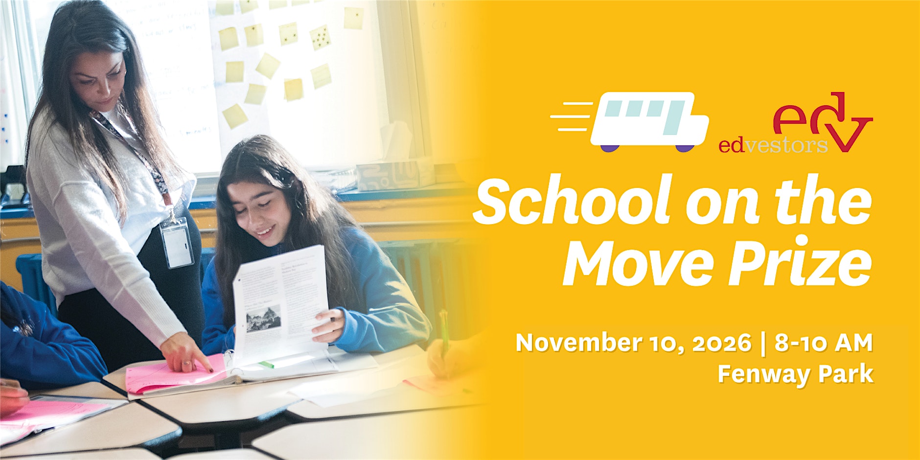 EdVestors' 2026 School on the Move Prize Ceremony