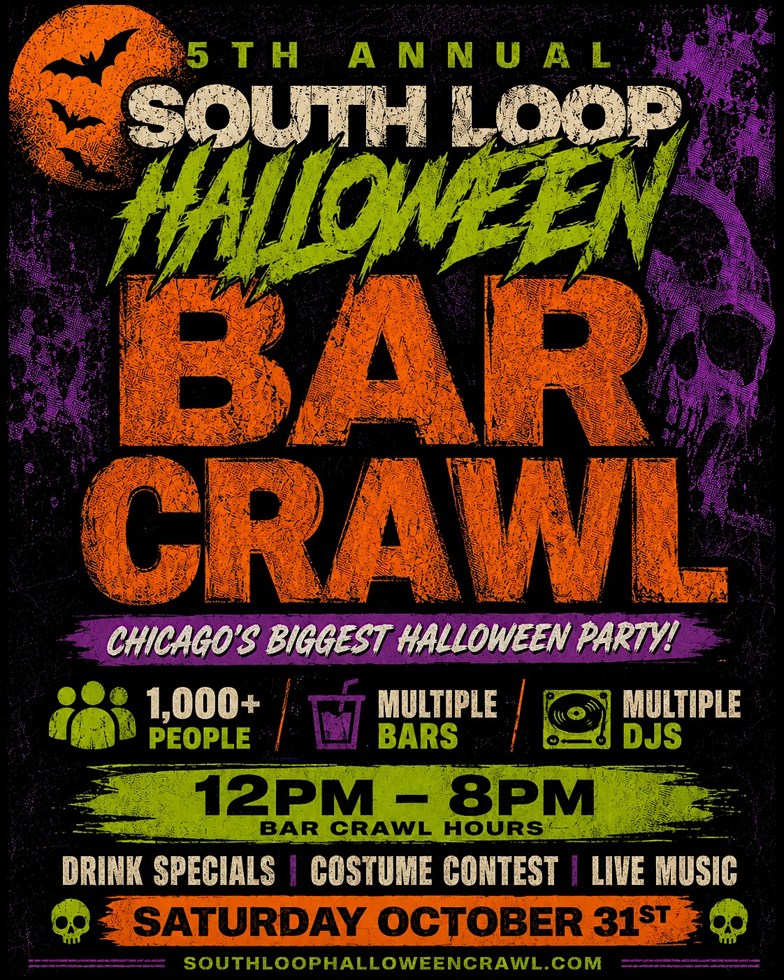5th Annual South Loop Halloween Craw