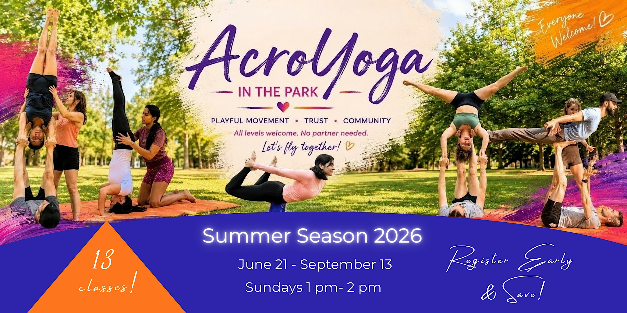 AcroYoga in High Park-Summer Season