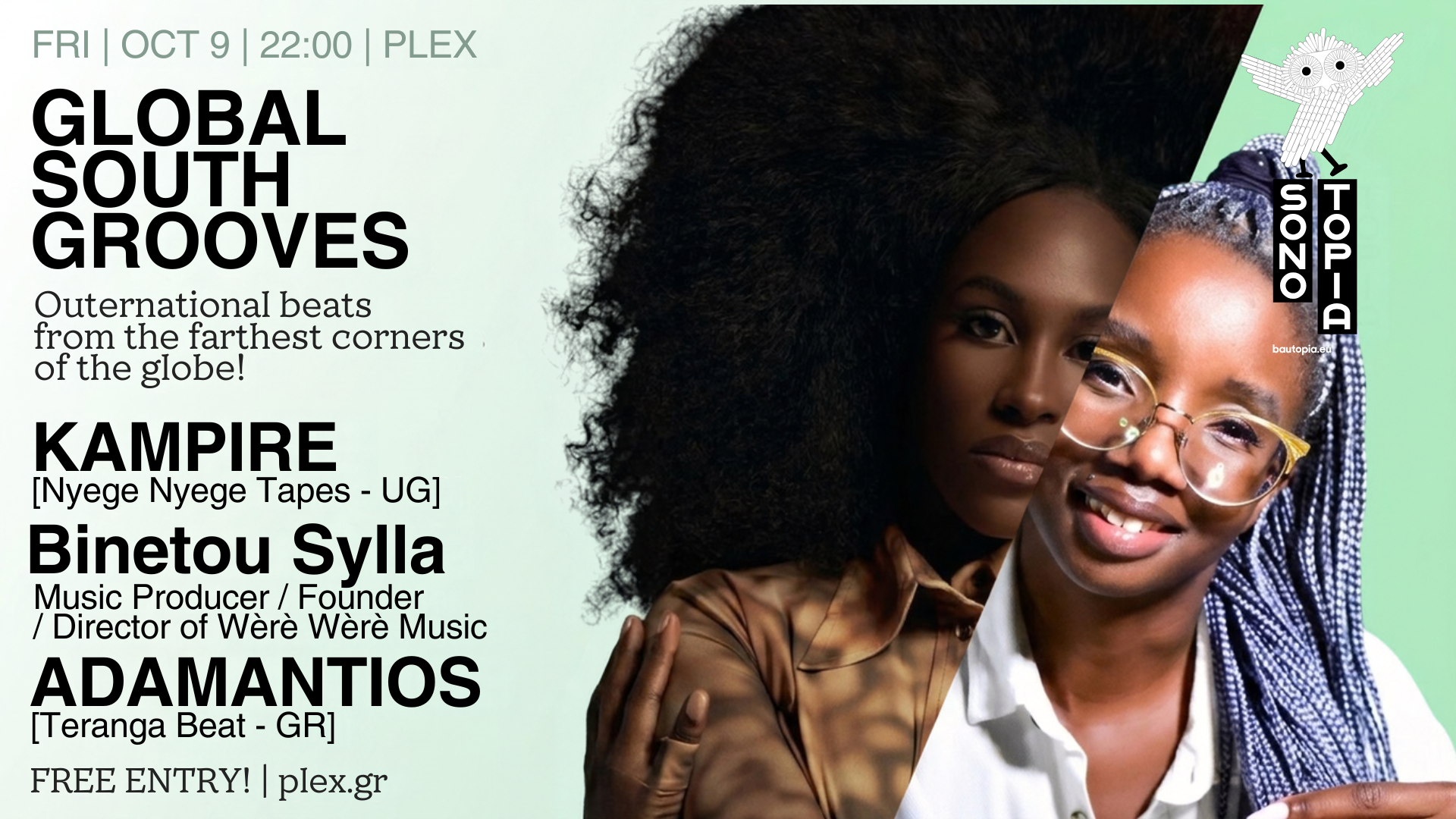 SONOTOPIA: Global South Grooves (Kampire x Adamantios & Binetou Sylla)