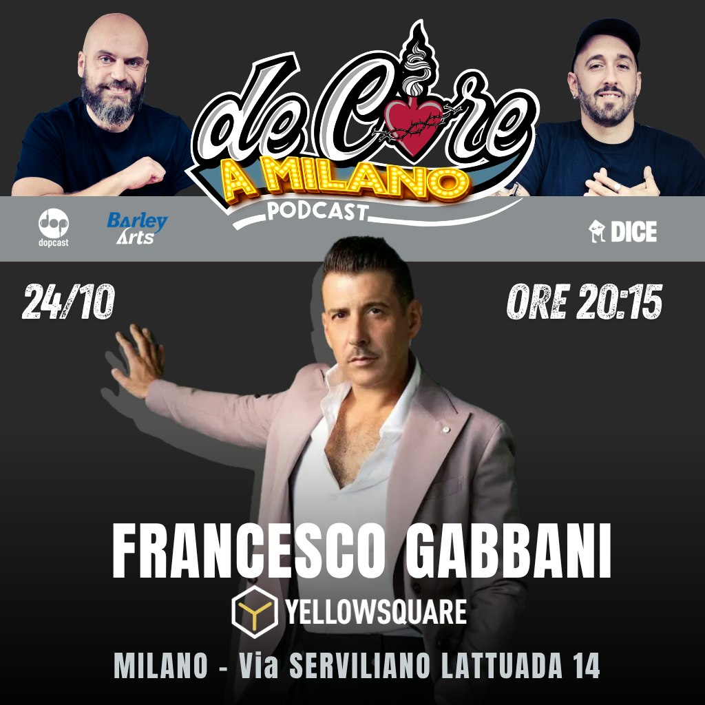 DE CORE live! | con Francesco Gabbani