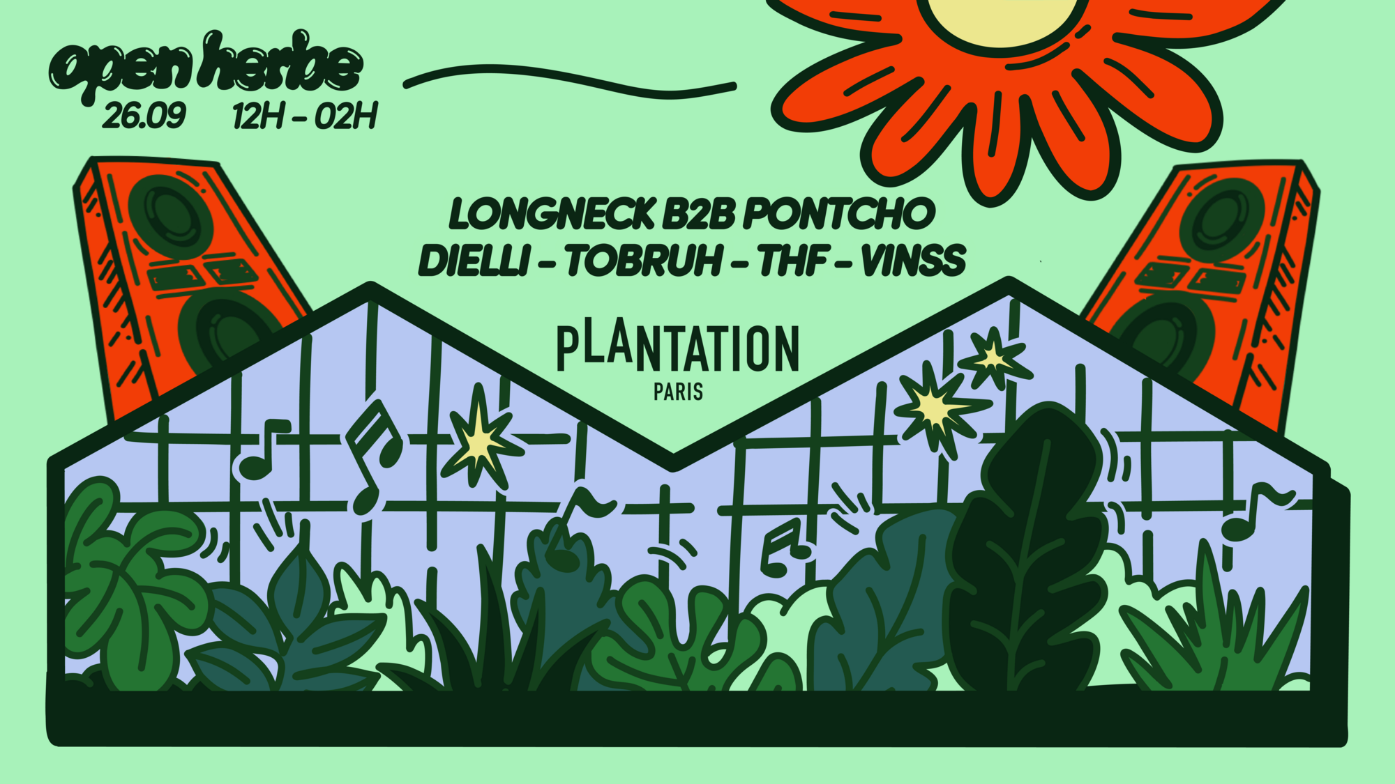 OPEN HERBE - 14H ROOFTOP PARTY