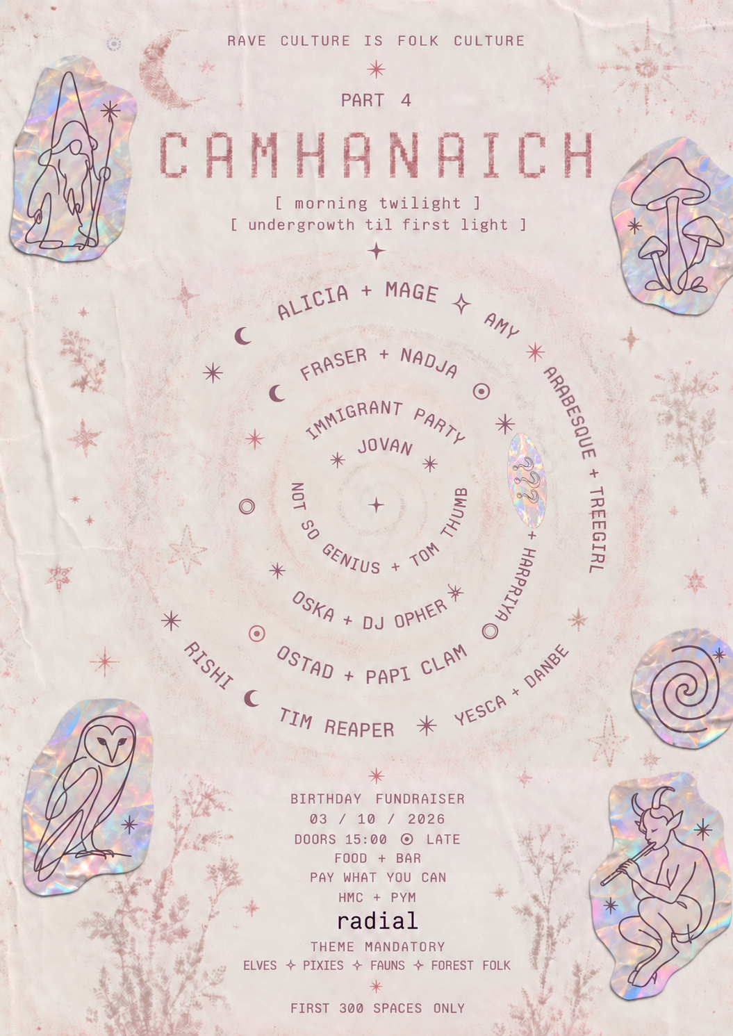 Camhanaich ✹ Seasoning Family Birthday Fundraiser