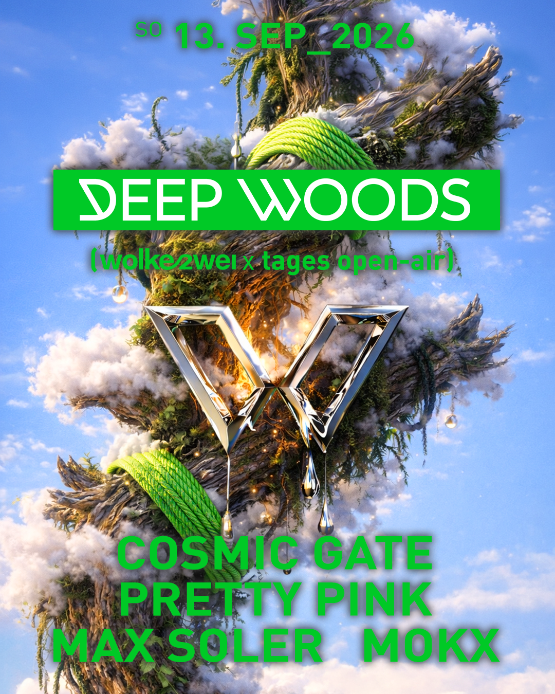 Pretty Pink pres. Deep Woods mit Sepecial Guest Cosmic Gate