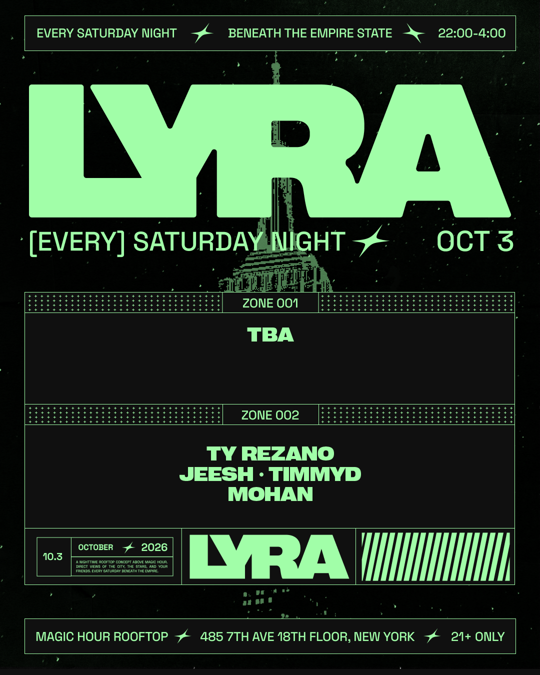 Lyra Rooftop Party 10.03.26 