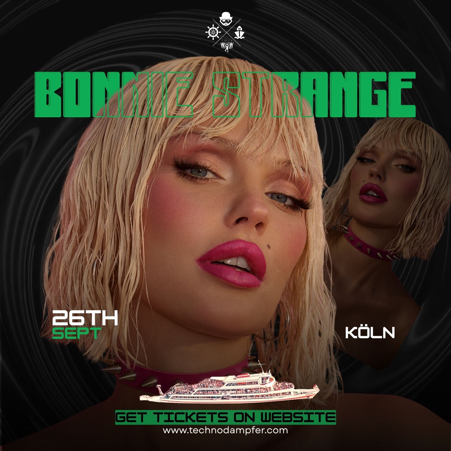 Techno Dampfer Köln with Bonnie Strange
