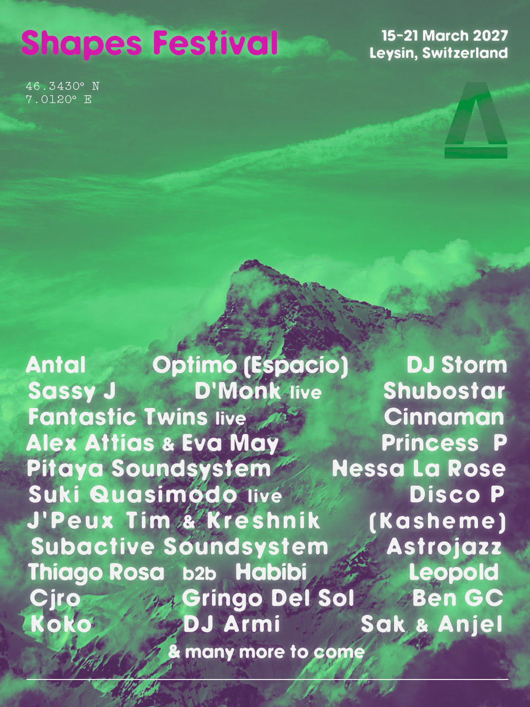 Shapes Festival Leysin 2027