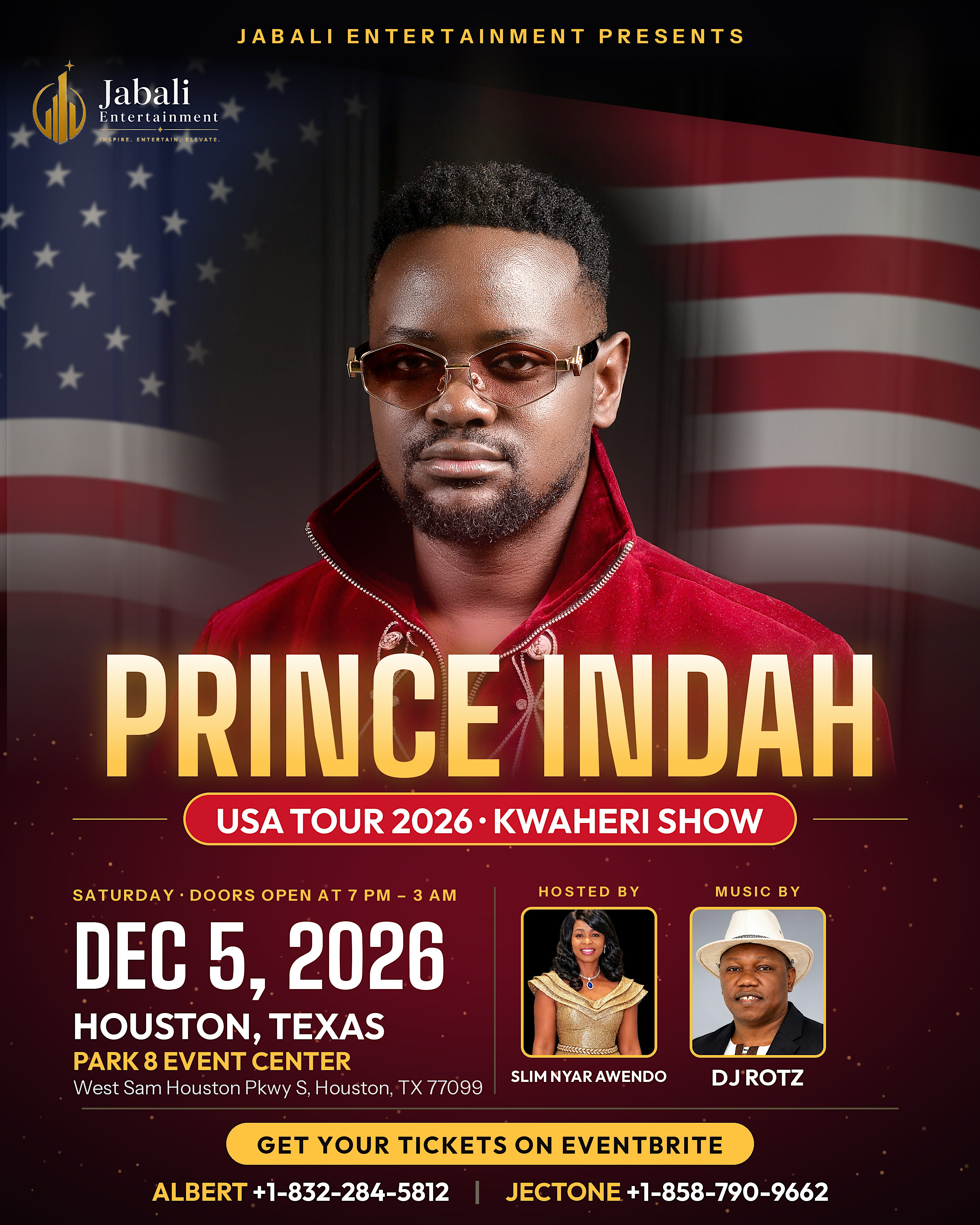 PRINCE INDAH'S KWAHERI SHOW - HOUSTON, TX