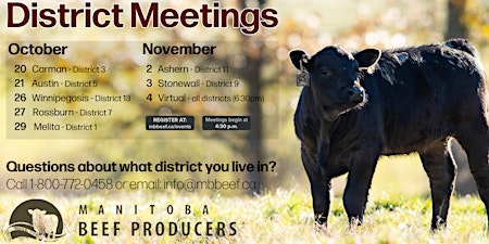 Manitoba Beef Producers District 3 meeting