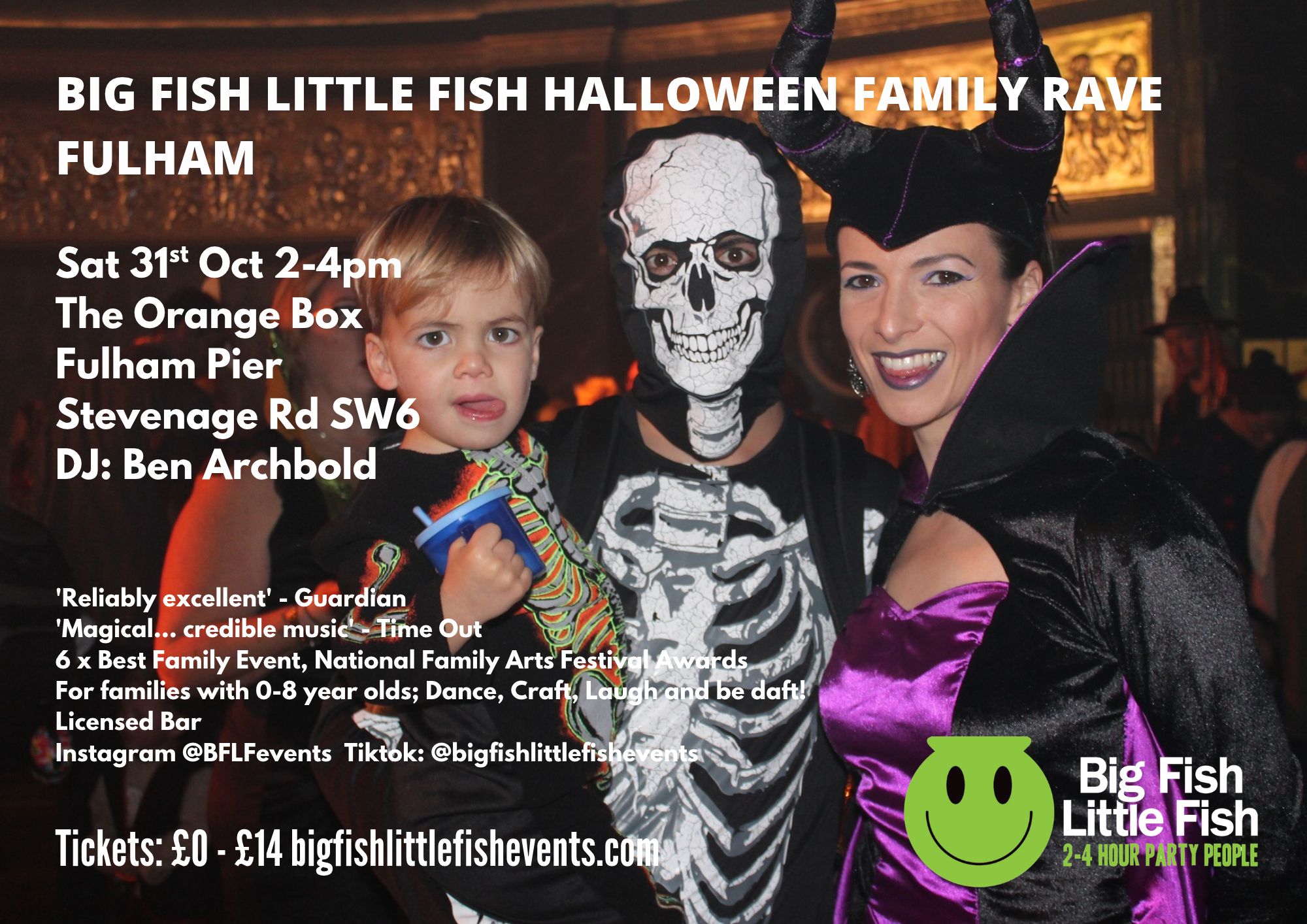 Big Fish Little Fish Halloween Family Rave