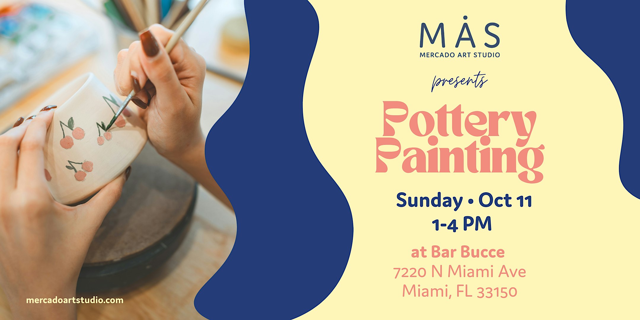 Pottery Painting at Bar Bucce | Beginner-Friendly Miami Art Workshop