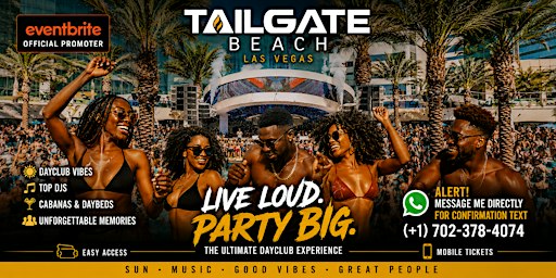POOL PARTY AT TAILGATE BEACH CLUB (LADIES FREE DRINKS)