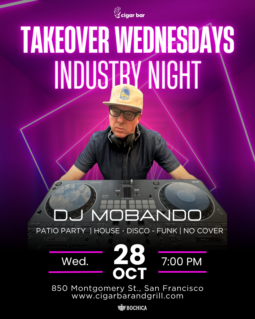 Takeover Wednesdays: Industry Night – DJ Mobando - October 28, 2026
