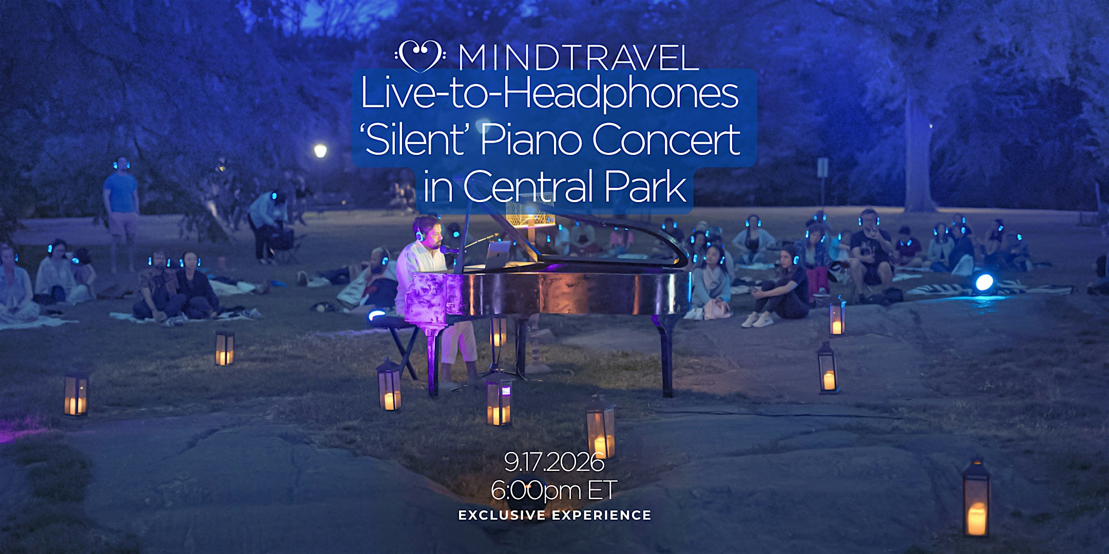 MindTravel September 'Silent' Piano Concert in Central Park