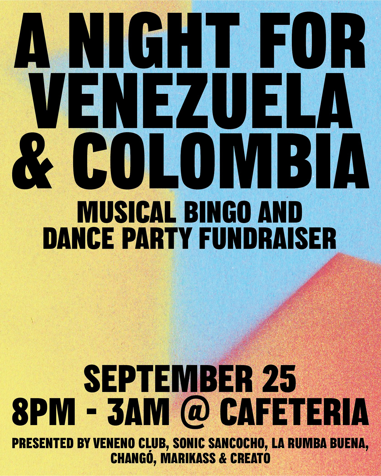 A Night for Venezuela & Colombia: Musical Bingo & Dance Party