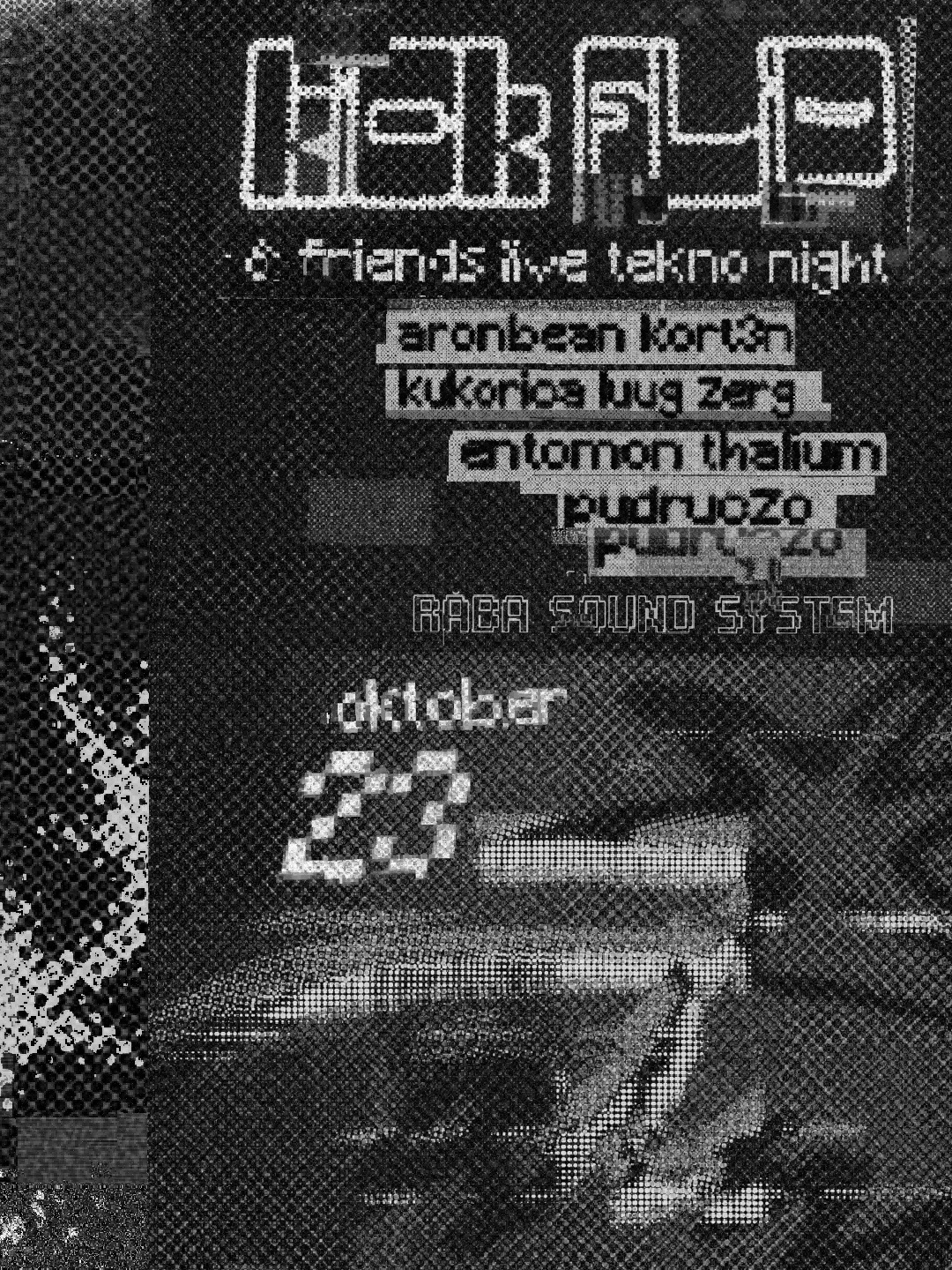 Kickflip & friends - live tekno night