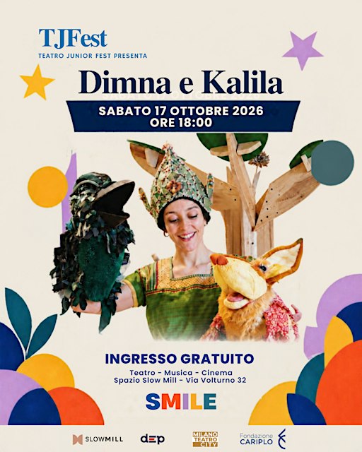 Dimna e Kalila – Spettacolo gratuito di teatro ragazzi