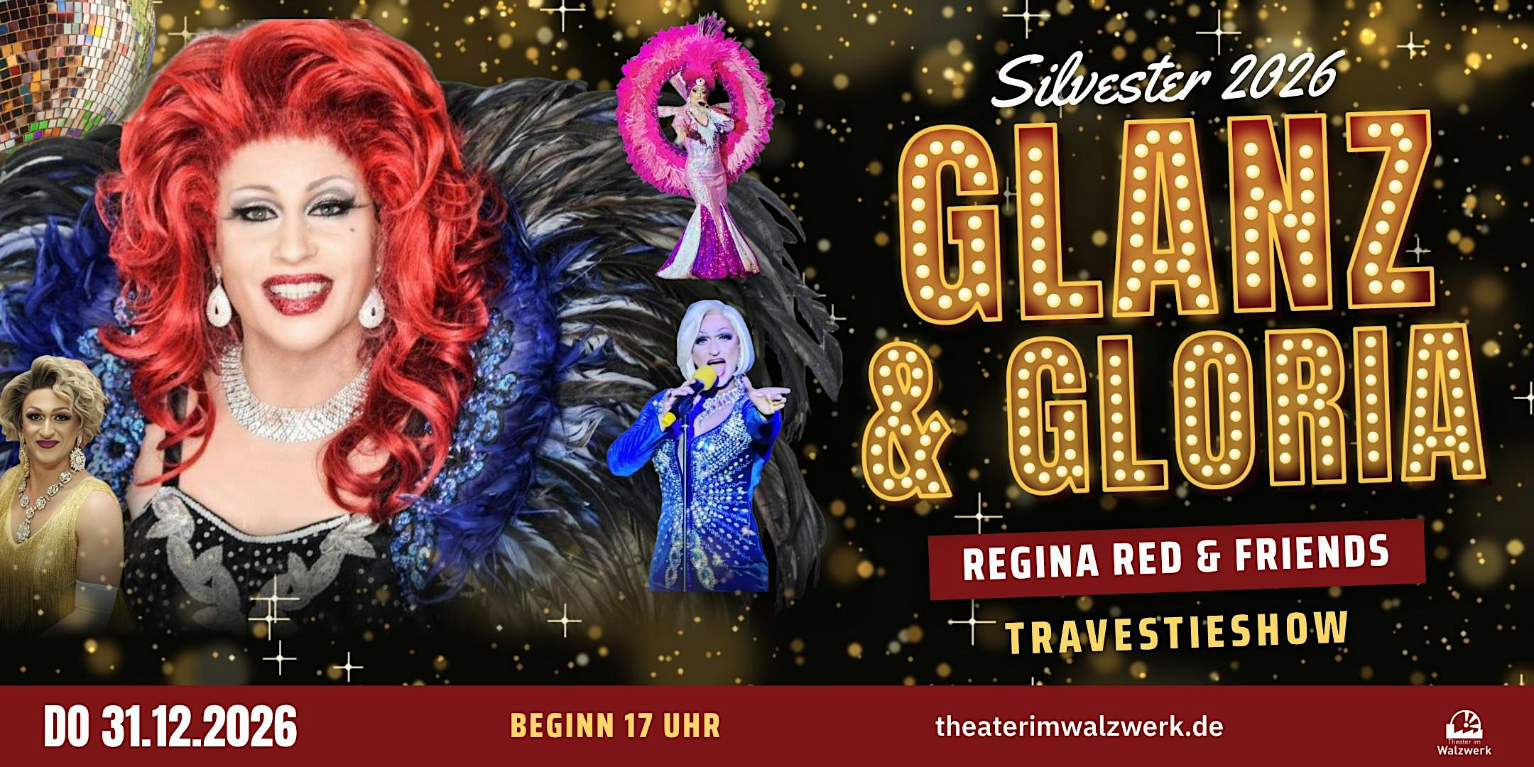 Silvestershow - Glanz & Gloria mit Regina Red & Friends
