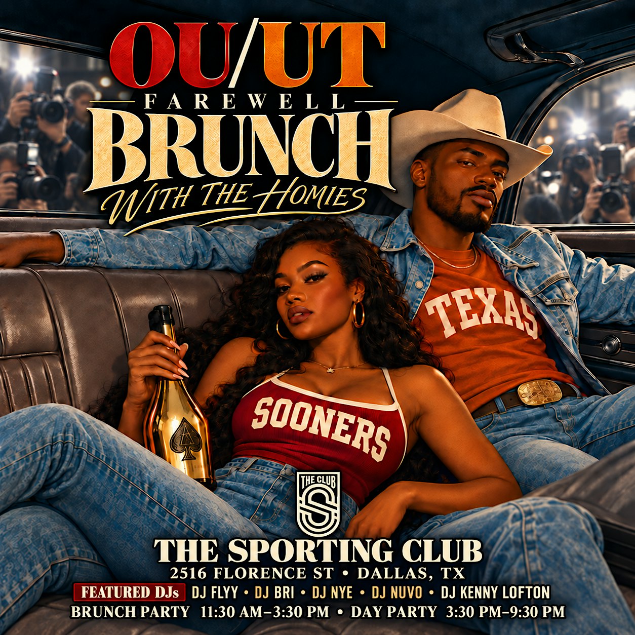 BRUNCH WITH THE HOMIES (DALLAS #1 SUNDAY FUNDAY DESTINATION).
