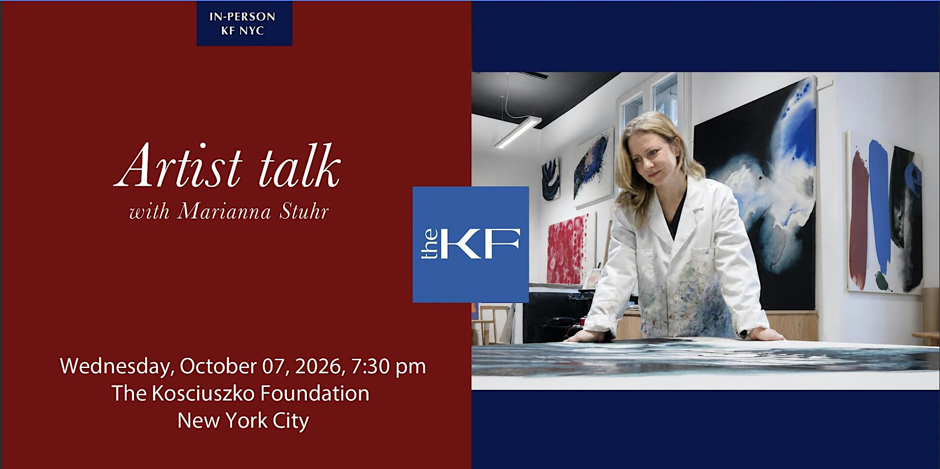 Artist Talk with Marianna Stuhr