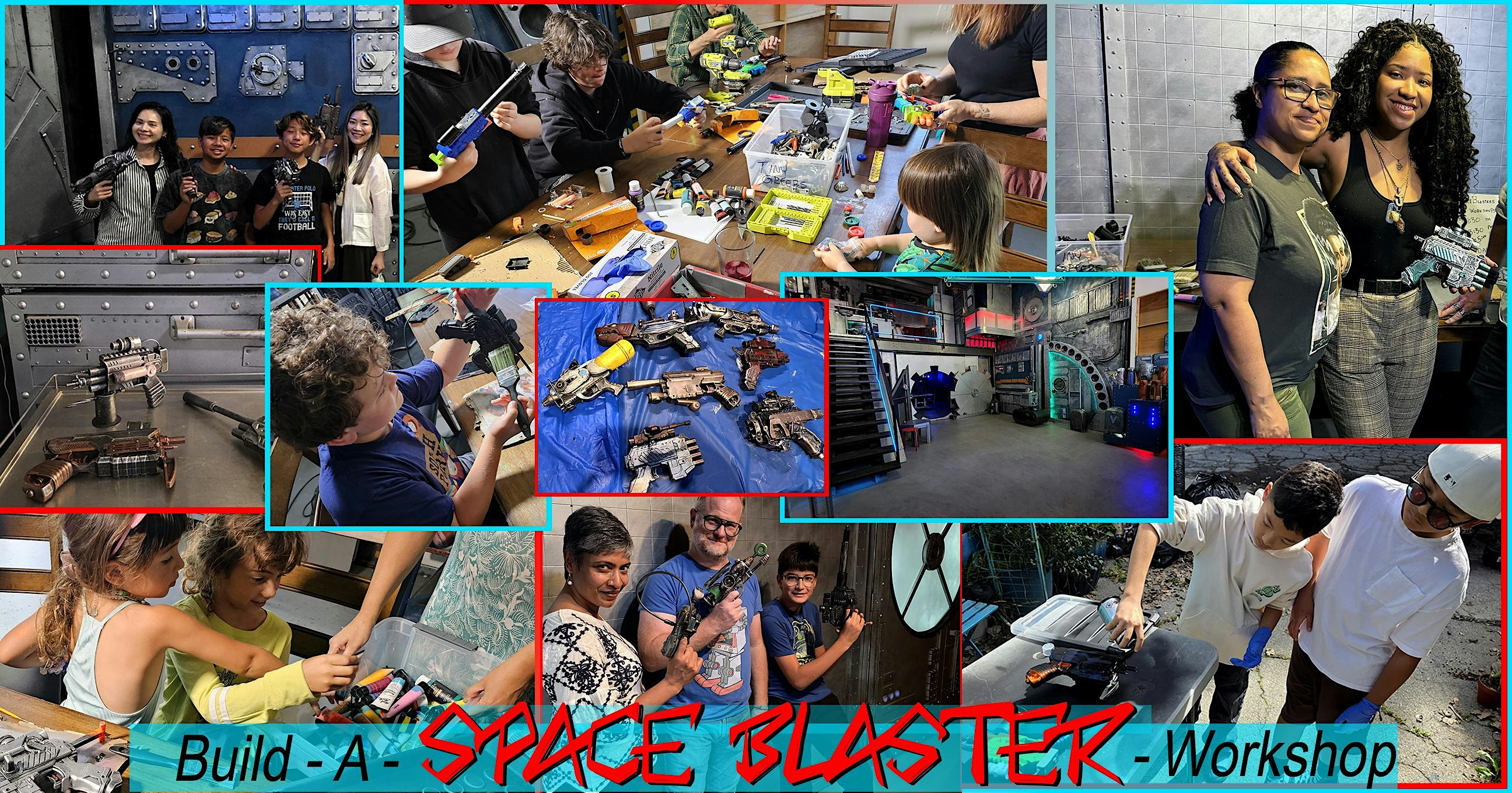 Create Your Own Movie Prop Space Blaster (Parent + Kid Workshop)