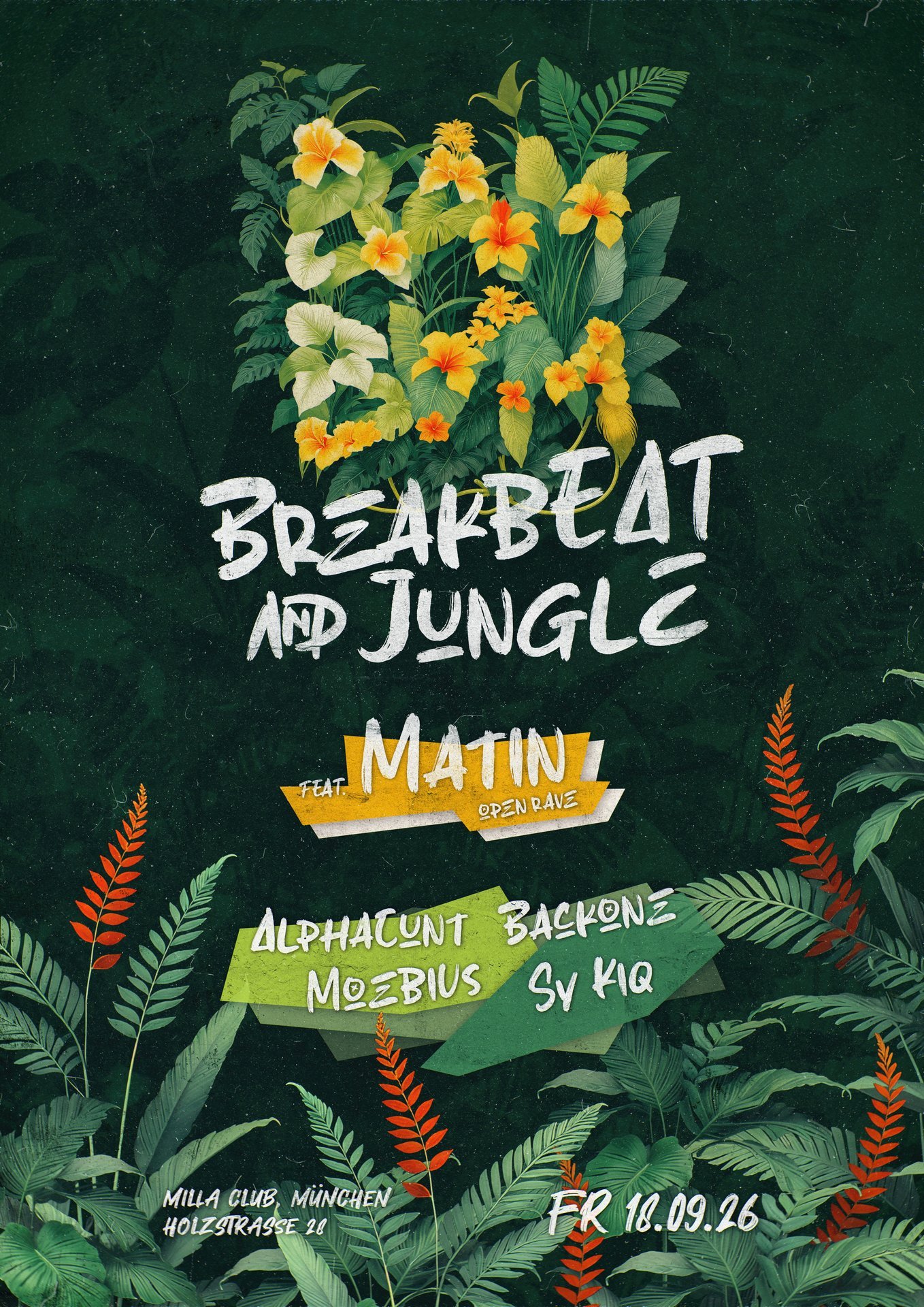 BAM BAM – BREAKBEAT & JUNGLE with Matin