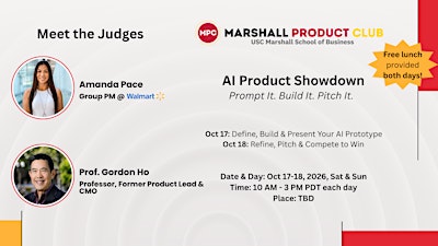 USC Marshall AI Product Showdown 2026: Prompt It. Build It. Pitch It.
