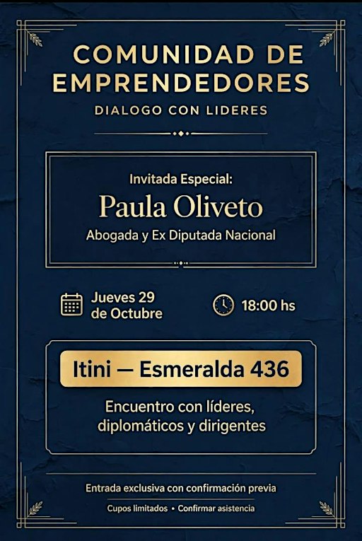 Dialogos Con Lideres por Elias Pereyra Lucena  Invitada Paula Oliveto