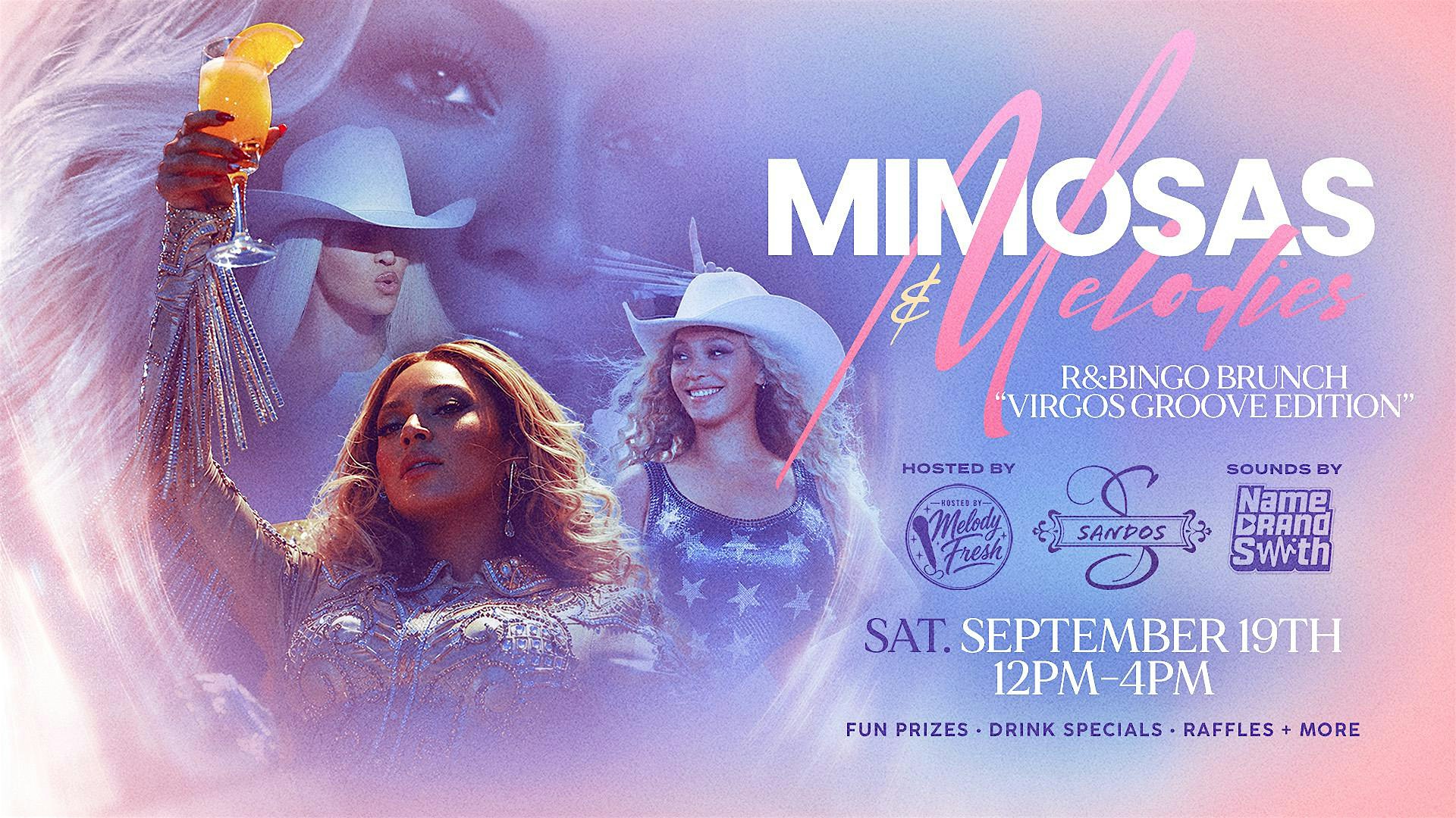 Virgo’s Groove Mimosas & Melodies R&Bingo Brunch