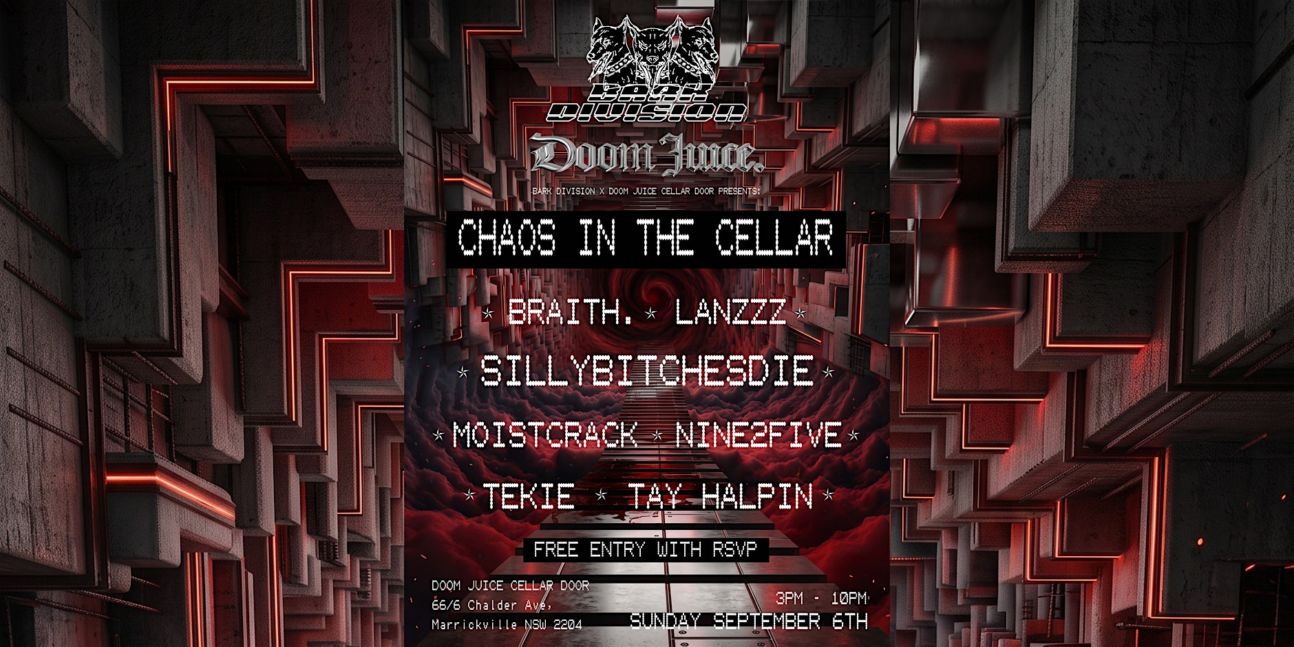 Bark Division x Doom Juice Cellar Door - Chaos In The Cellar