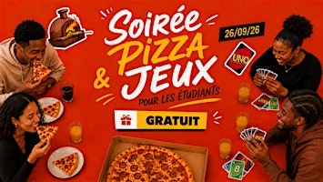 New to Paris? Free Student Pizza & Games Night | EN + FR