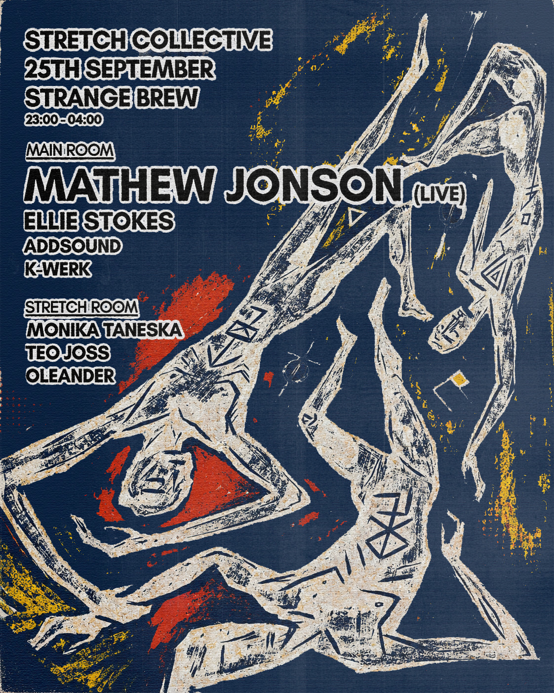 Stretch Collective w/Mathew Jonson (live), Ellie Stokes