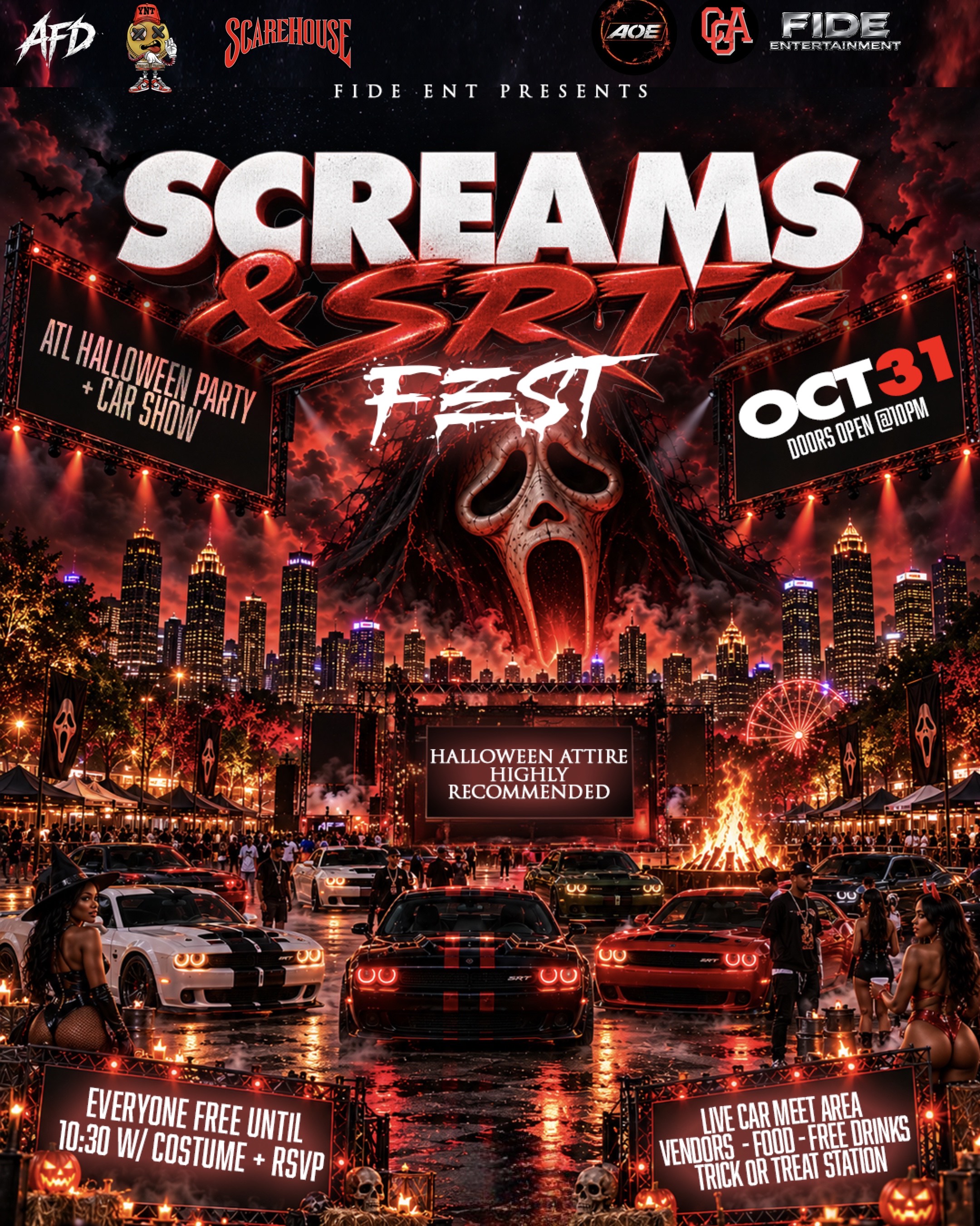 SCREAMS & SRTS FEST: ATL Halloween Party