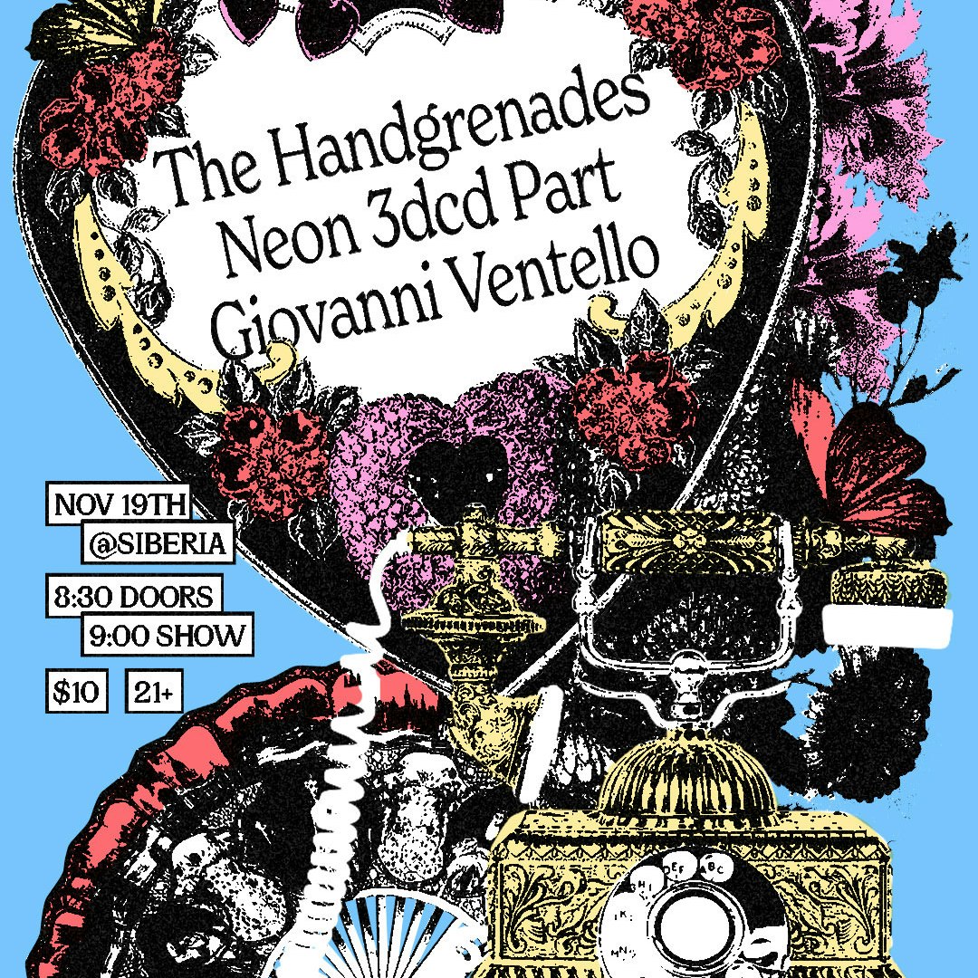 The Handgrenades with Neon 3dcd Part and Giovanni Ventello