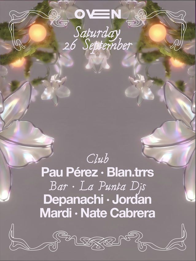 Pau Pérez + blan.trrs / Bar: La Punta Djs: Depanachi + Jordan + Mardi + Nate Cabrera