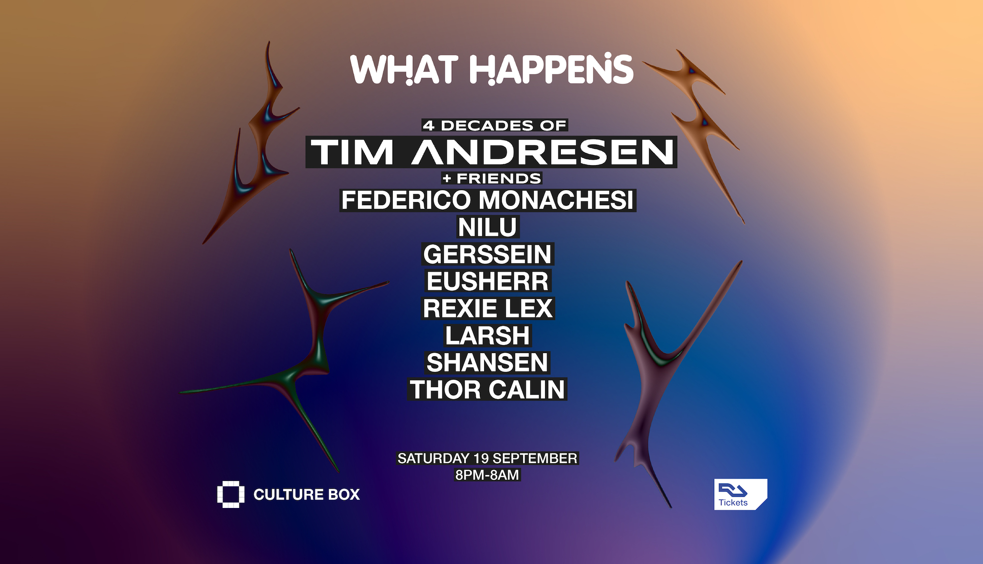 What Happens: 4 Decades of Tim Andresen + Friends