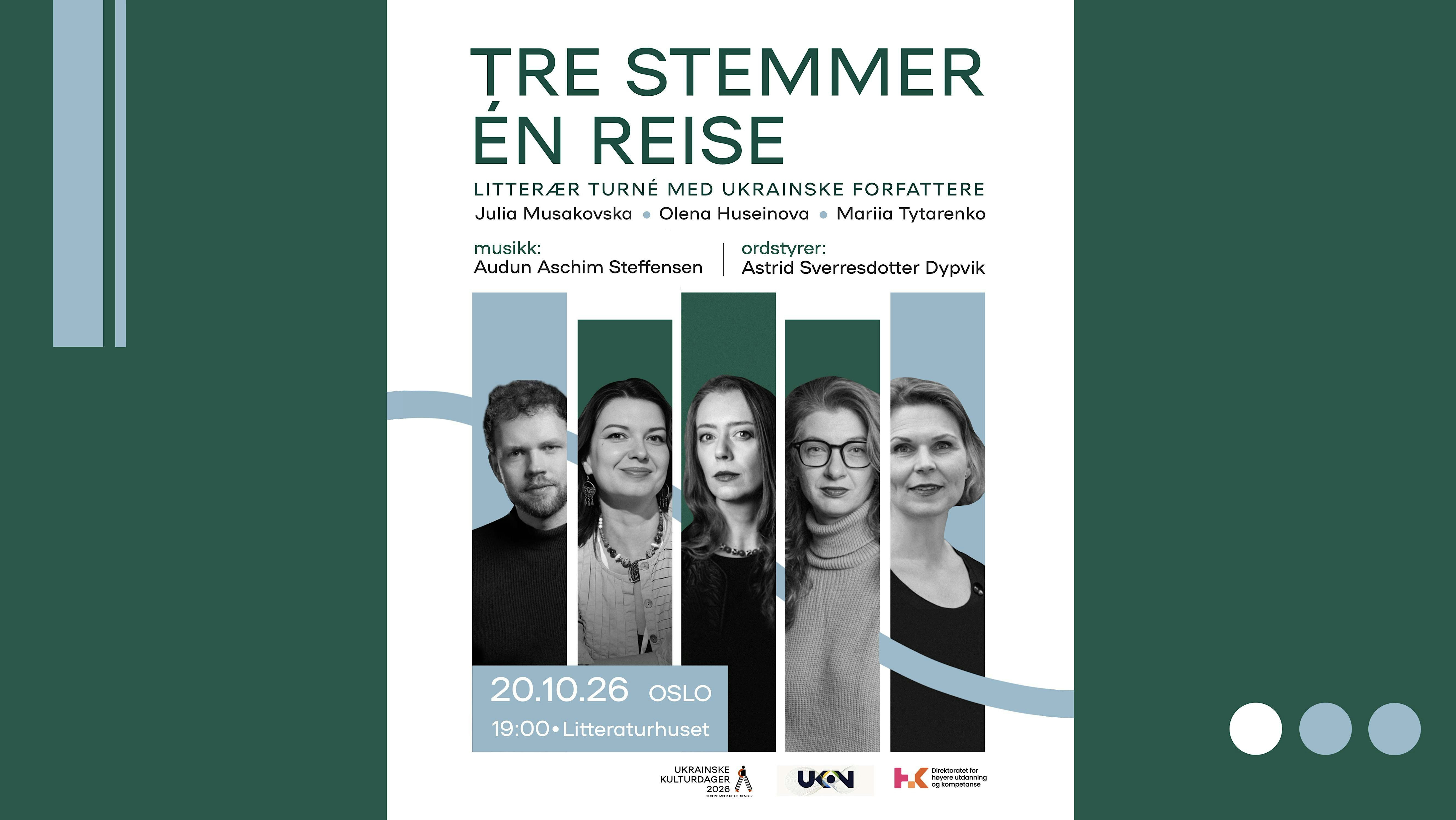 Tre stemmer – én reise // Три голоси – одна подорож