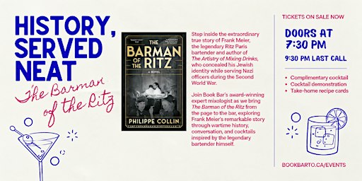 History, Served Neat: The Barman of the Ritz