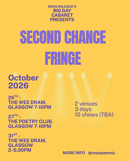 Second chance Fringe day 3