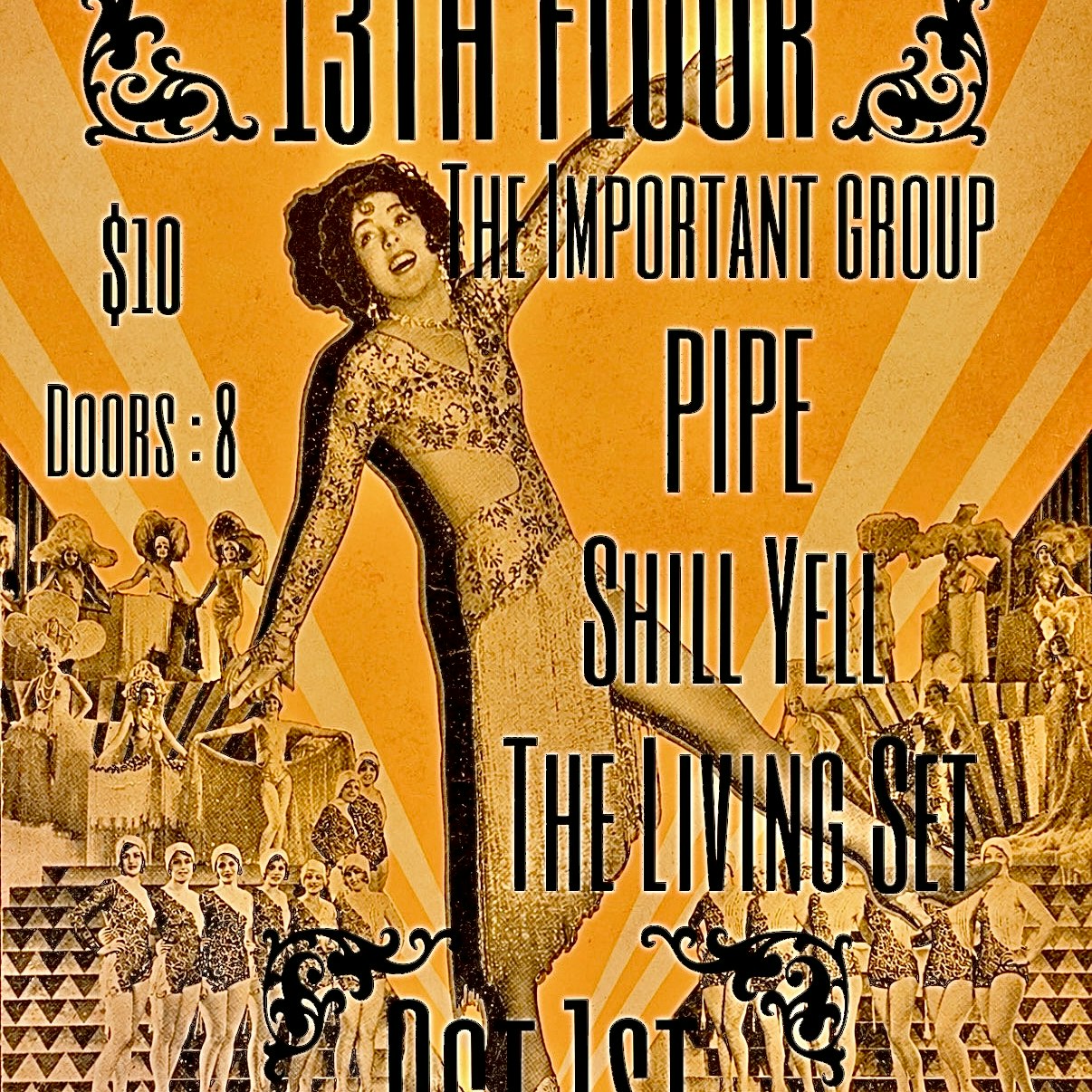 The Important Group w/ Pipe, Shrill Yell, The Living Set 