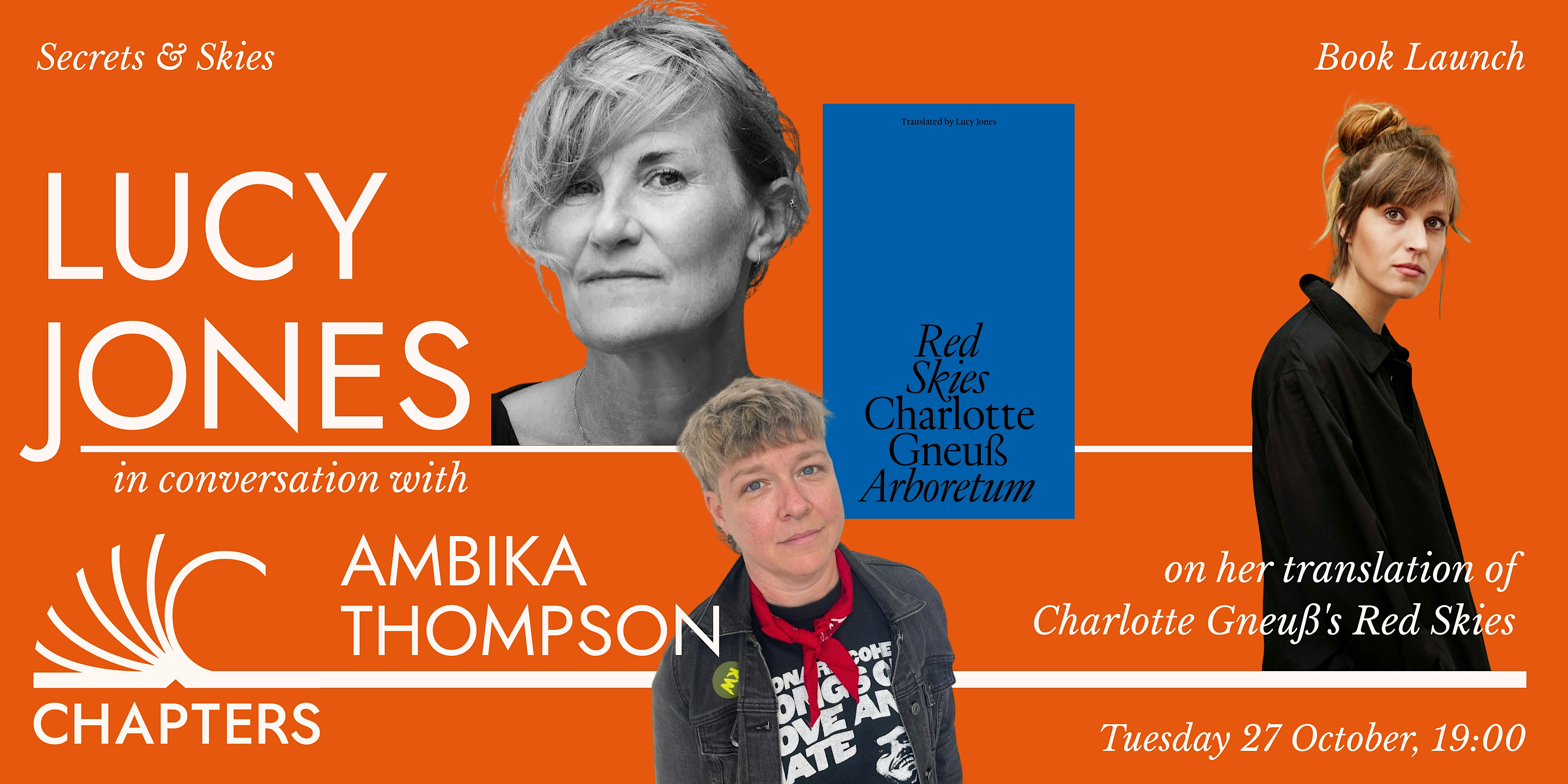 In Translation: Book Launch of Charlotte Gneuß's Red Skies at Chapters