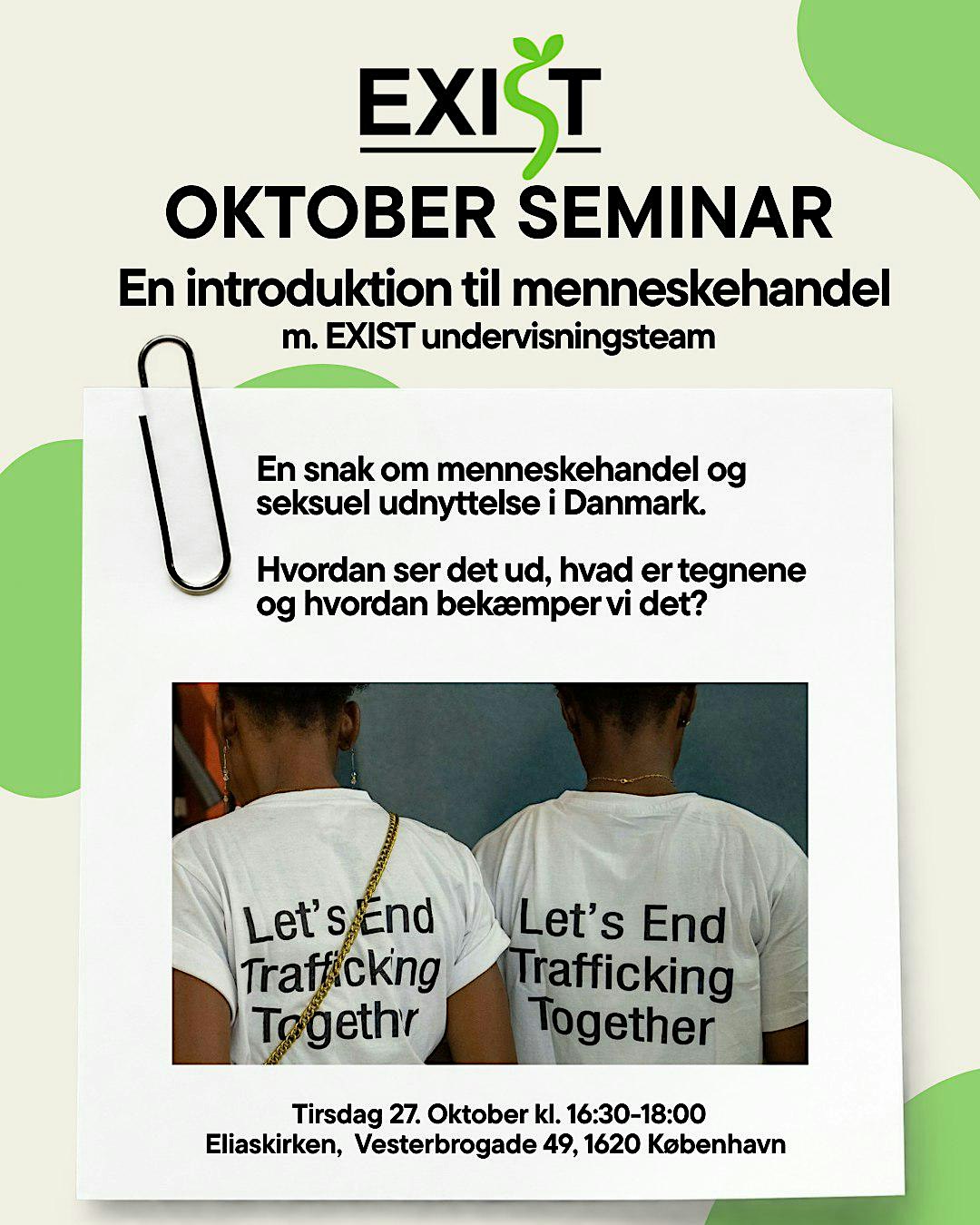 Seminar on Human Sex Trafficking