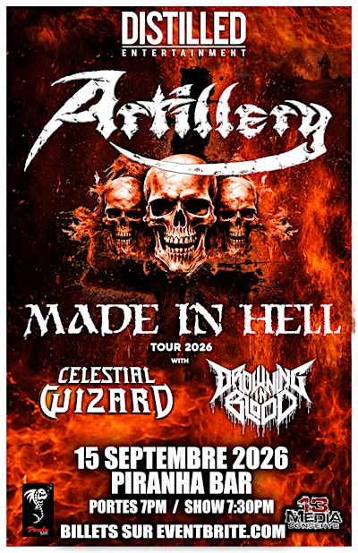 Artillery avec Drowning In Blood
