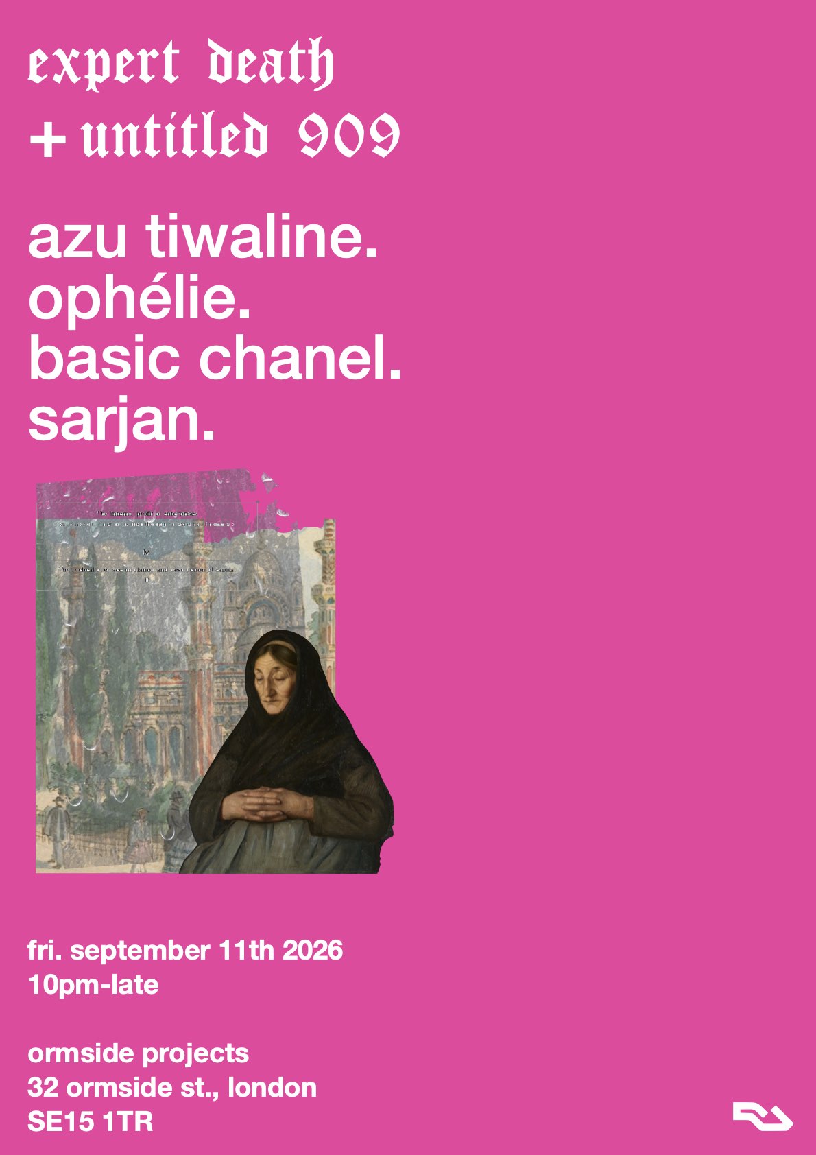 Expert Death x Untitled 909: Azu Tiwaline, ophélie, basic chanel + Sarjan