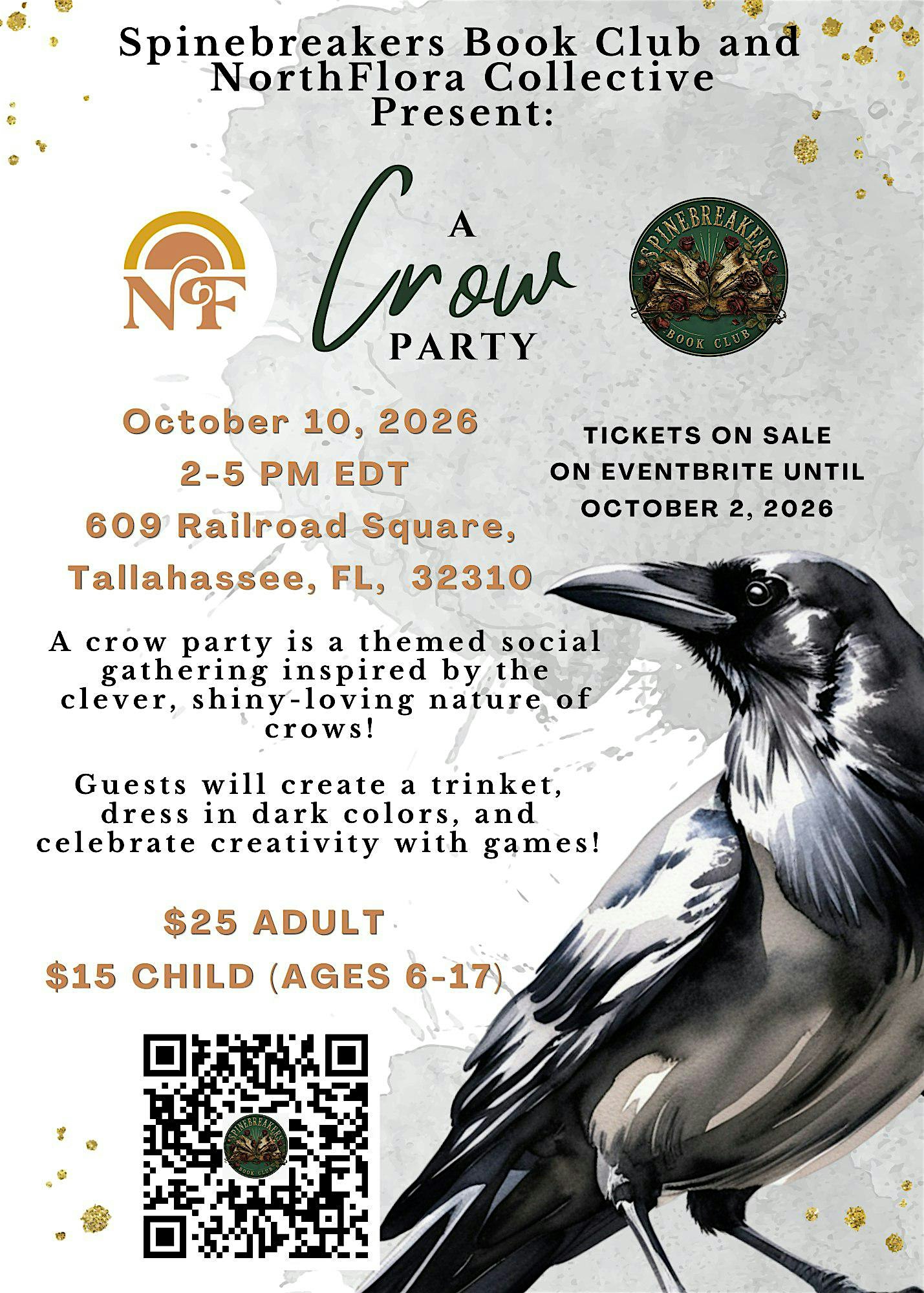 Spinebreakers Book Club Presents: A Crow Party