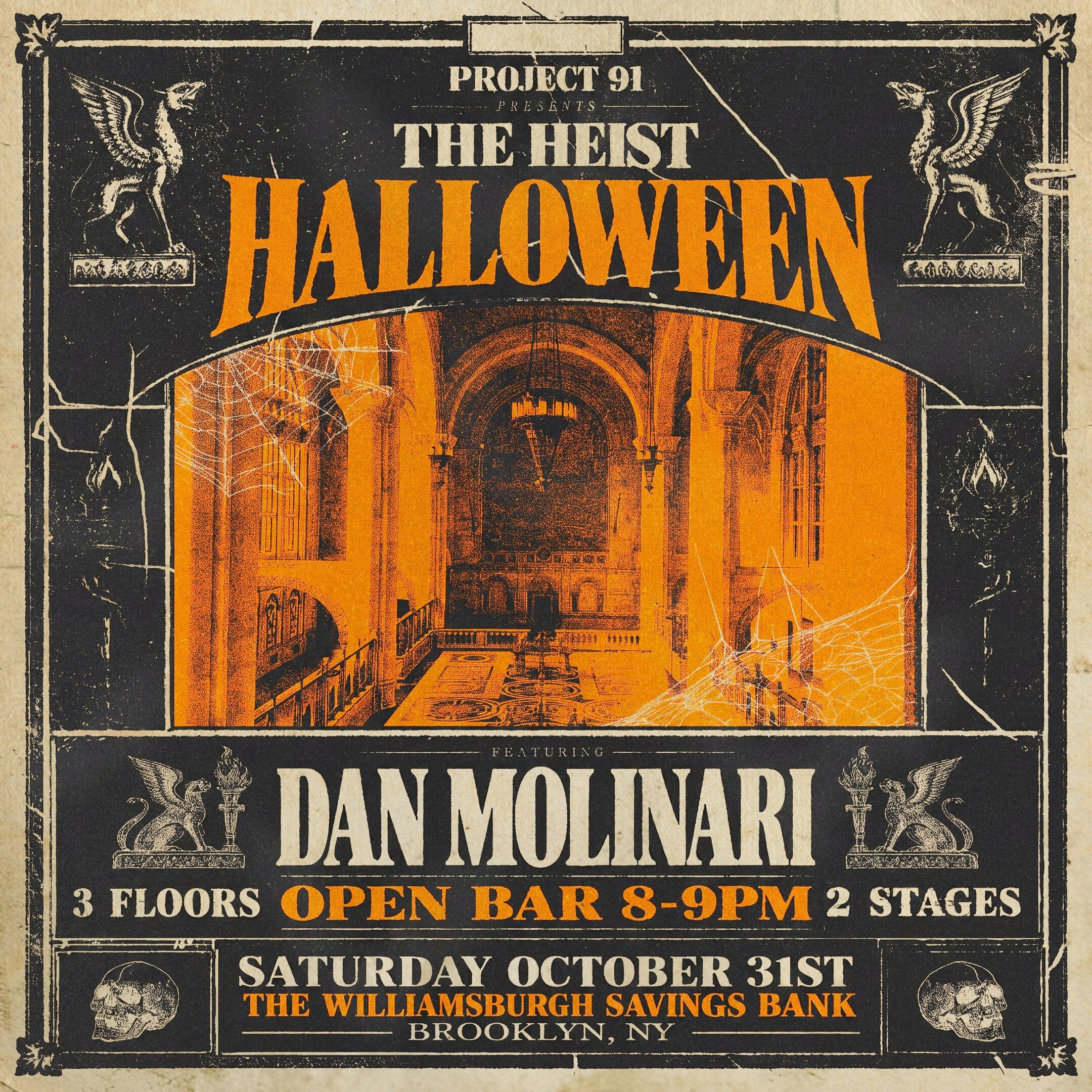 The Heist - Old Savings Bank Halloween ft. Dan Molinari