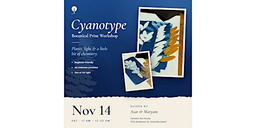 Cyanotype: Botanical Print Workshop