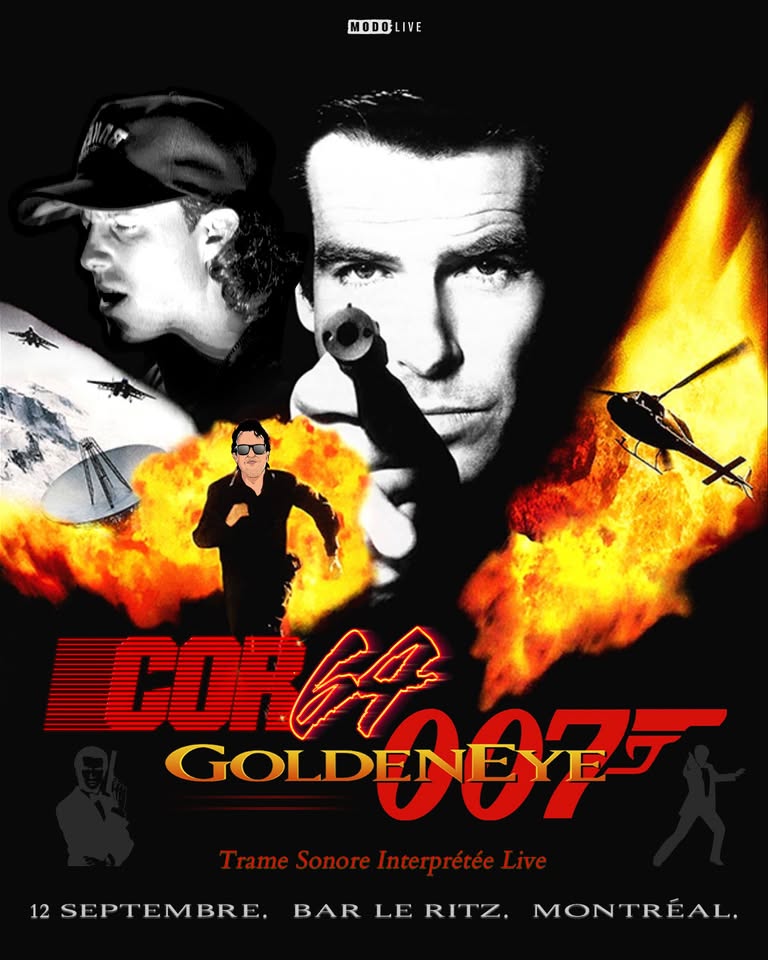 Cor64 - GoldenEye 007 N64 - Trame sonore live - Montreal