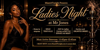 LADIES-NIGHT at “Mr.Jones”